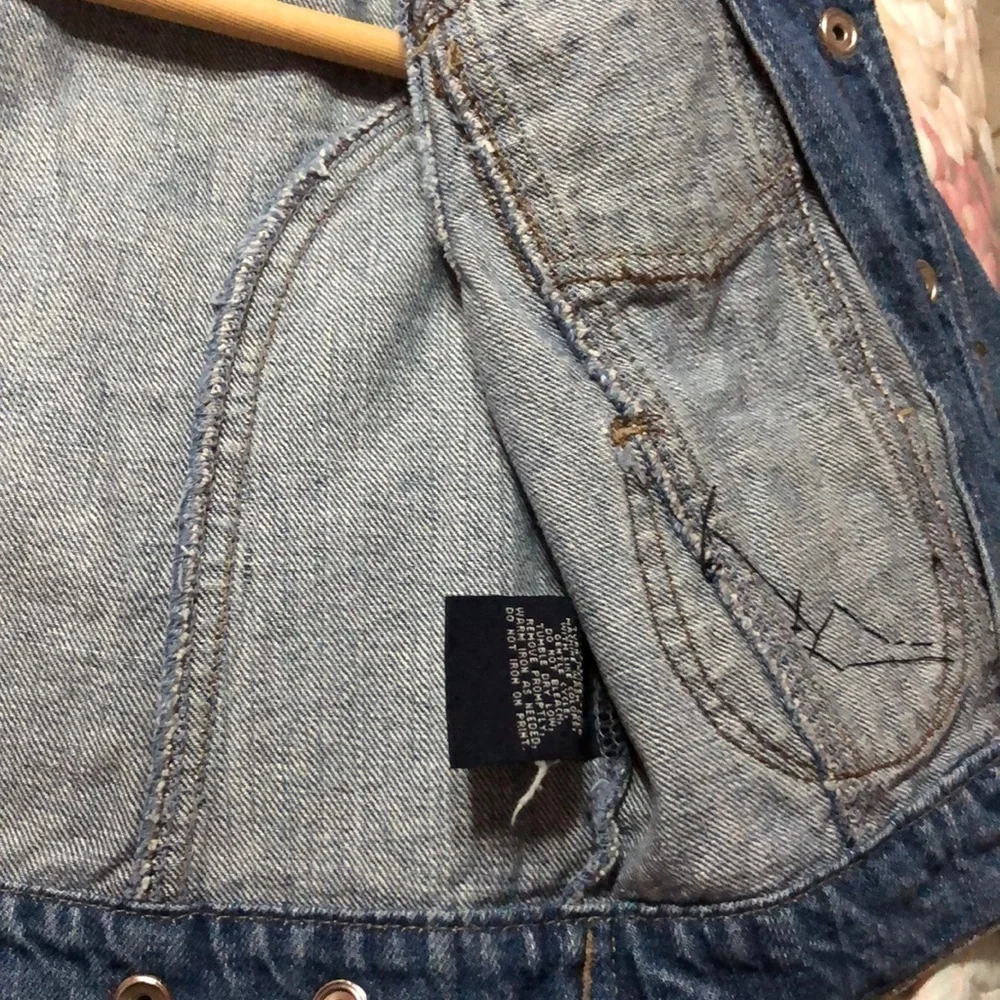Squeeze Girls gorgeous GUC Jean jacket size L(6) - Picture 8 of 8